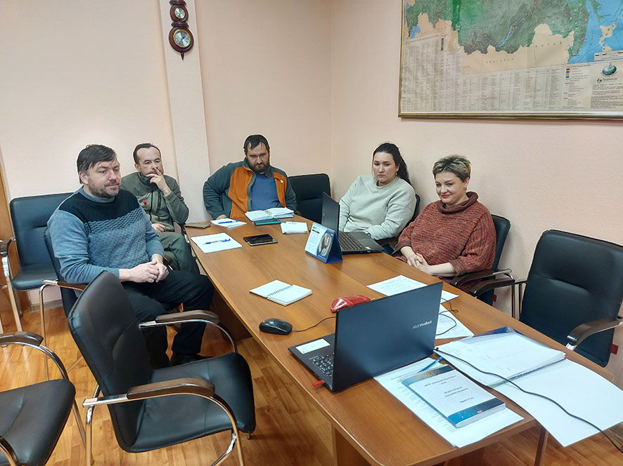 In the Zabaikalsky National Park the seminar with colleagues from the Repiblic of Belorus took place