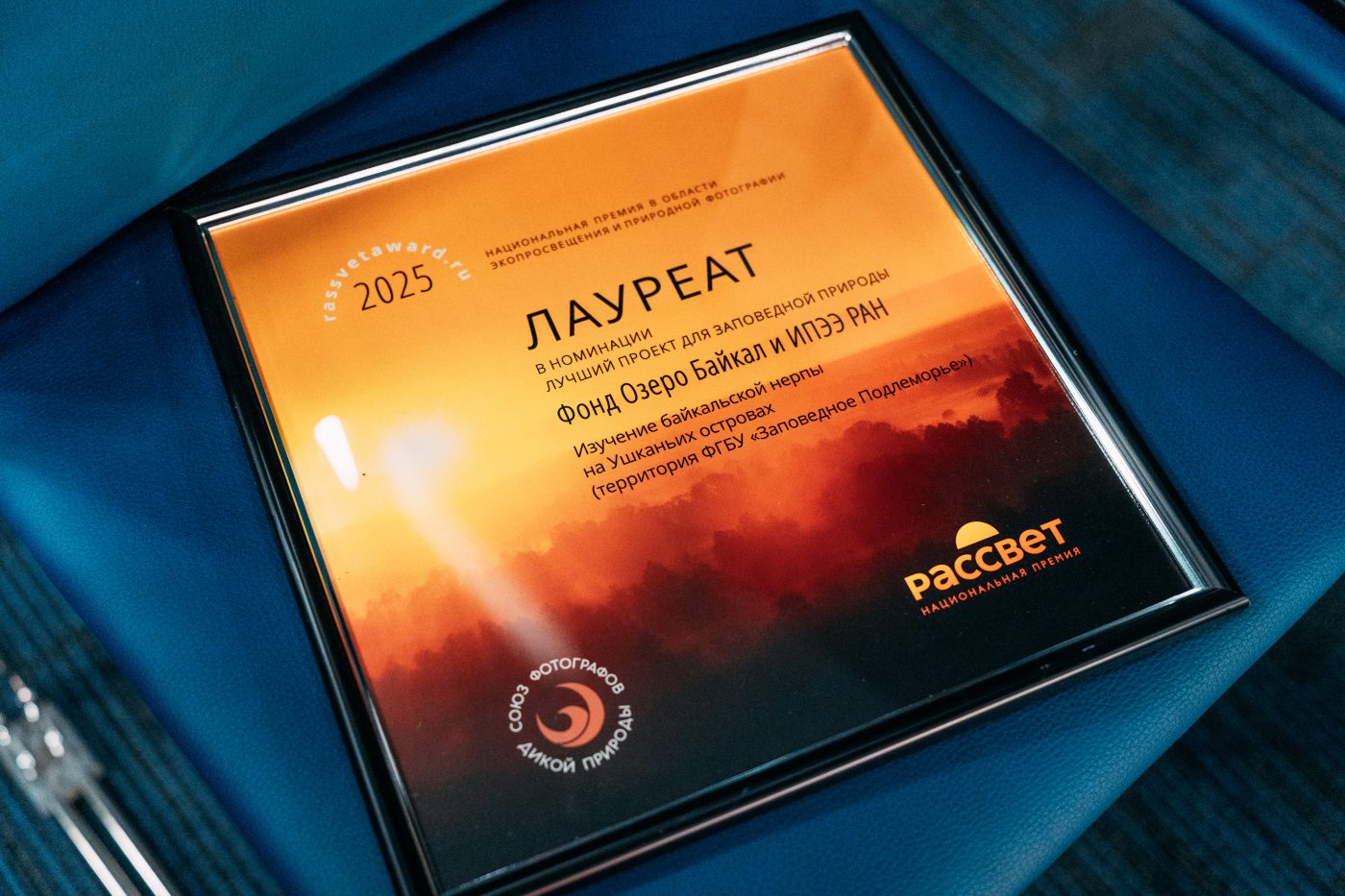 Фонд «Озеро Байкал» и ИПЭЭ РАН стали лауреатом премии «Рассвет»